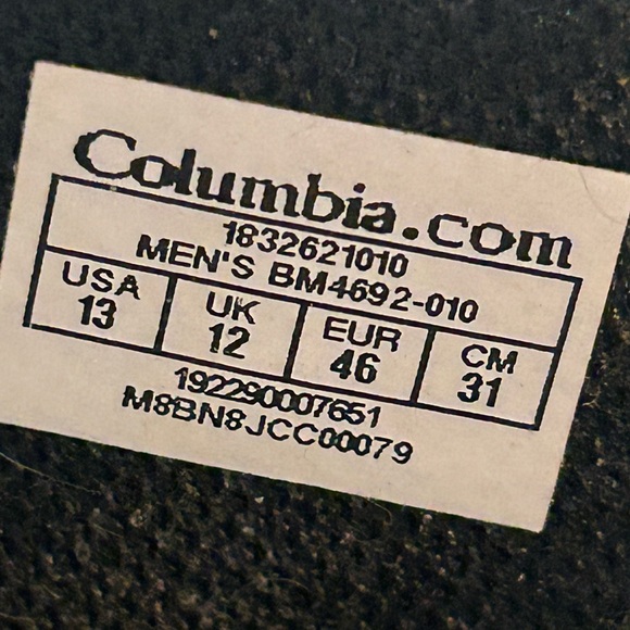 Columbia Men's Black Footwear - Picture 2 of 4